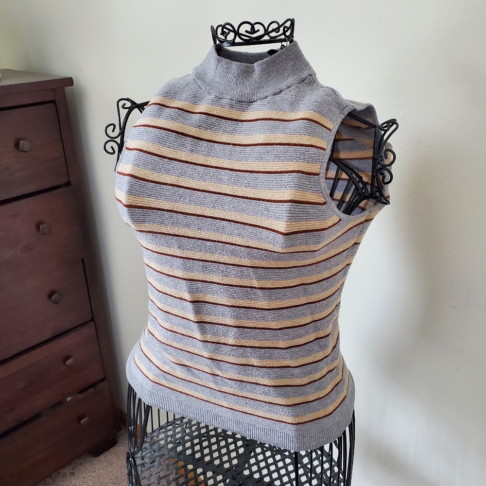 Sleeveless Mock Neck Tank